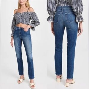 L’Agence Dean High-Waist Cigarette Jean, Sequoia, Size 30